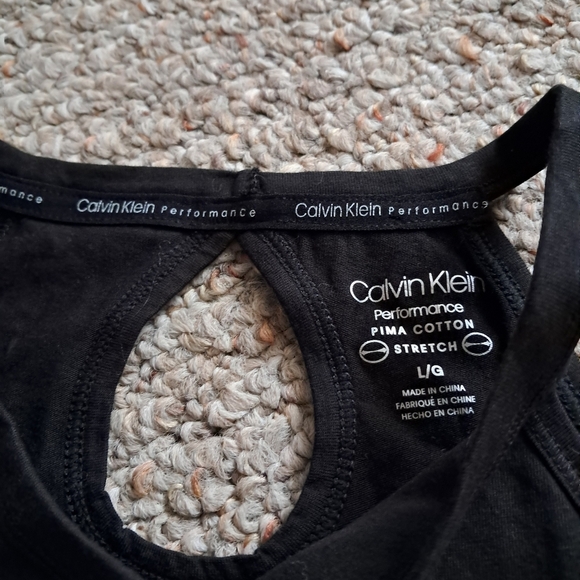 Calvin Klein black and white bodysuit Size LARGE - Picture 4 of 6